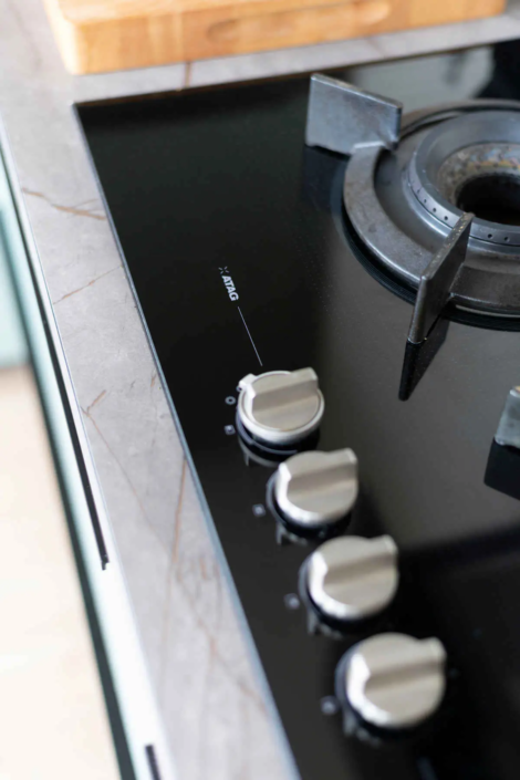Saliegroene keuken in Anna Paulowna| Schepers Keukendesign